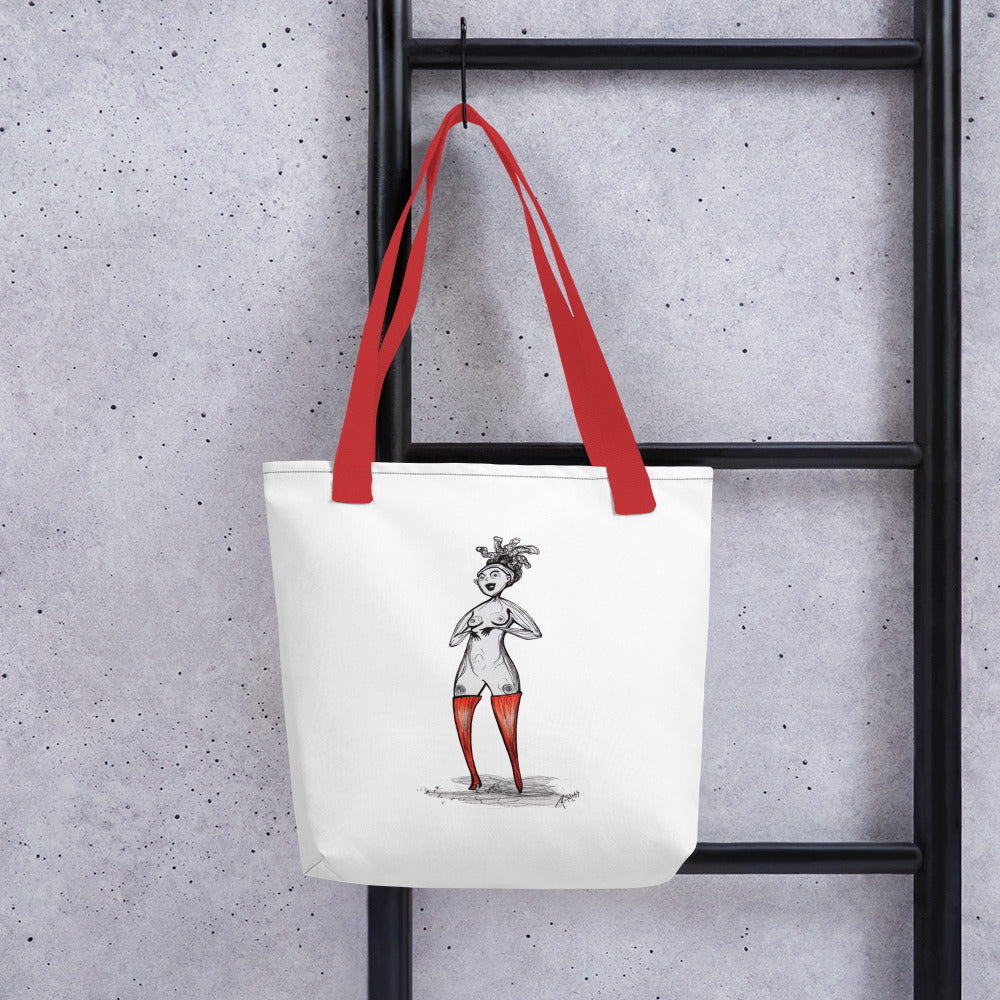 Red Boots - Tote Bag