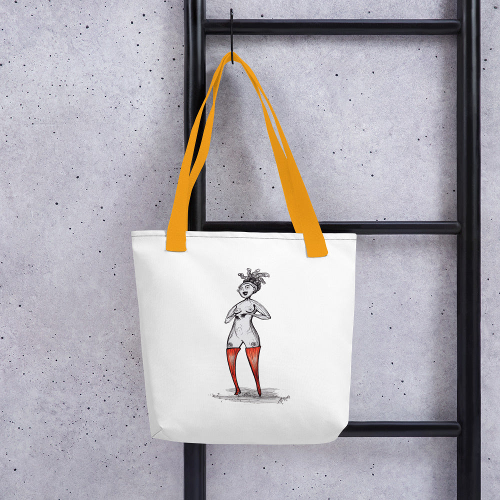 Red Boots - Tote Bag